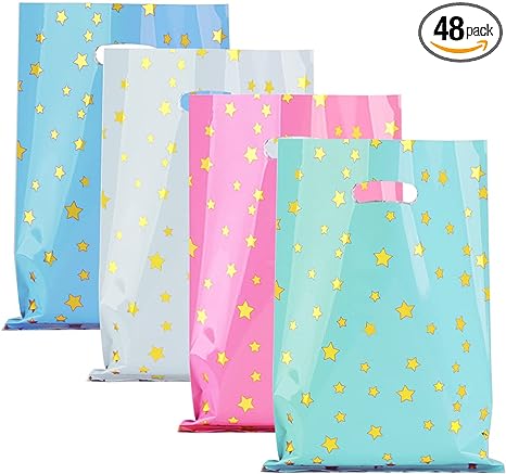 ZGORENDZ 48 Pack Party Favor Bags Cute Star Goodie Bags